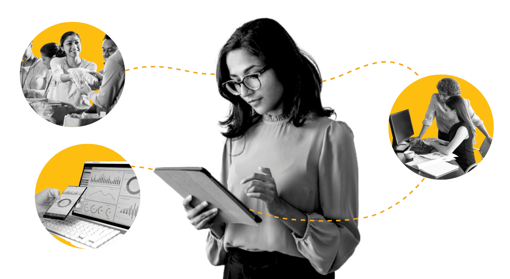 A person finding different funding opportunities with Candid's AI.