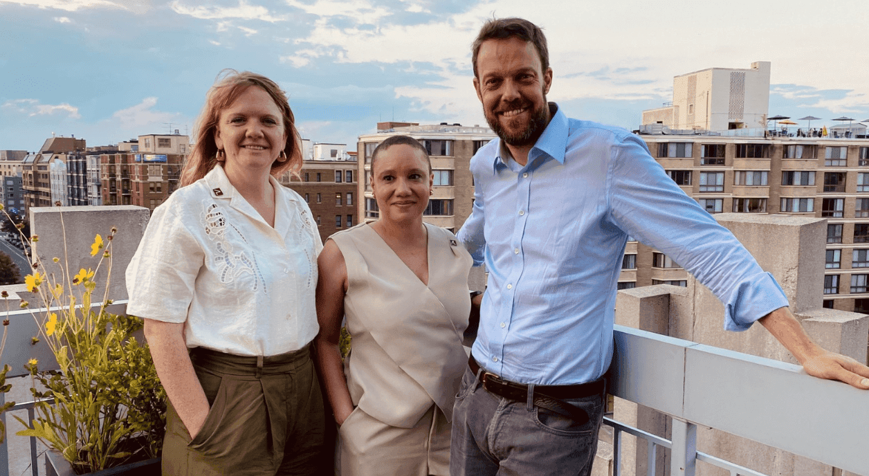 Three leaders working together at the same nonprofit.