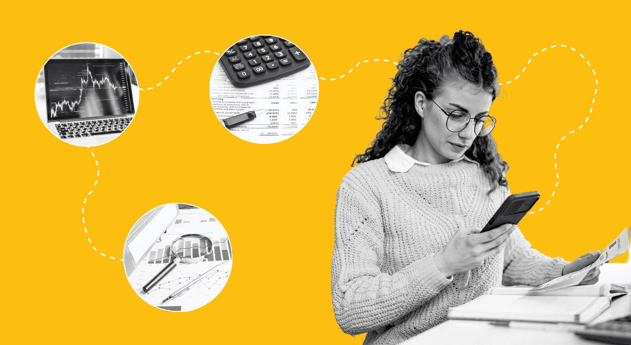 A women looks at best practices for budgeting.