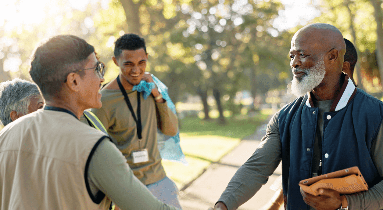 Collaboration between a nonprofit and FSP.