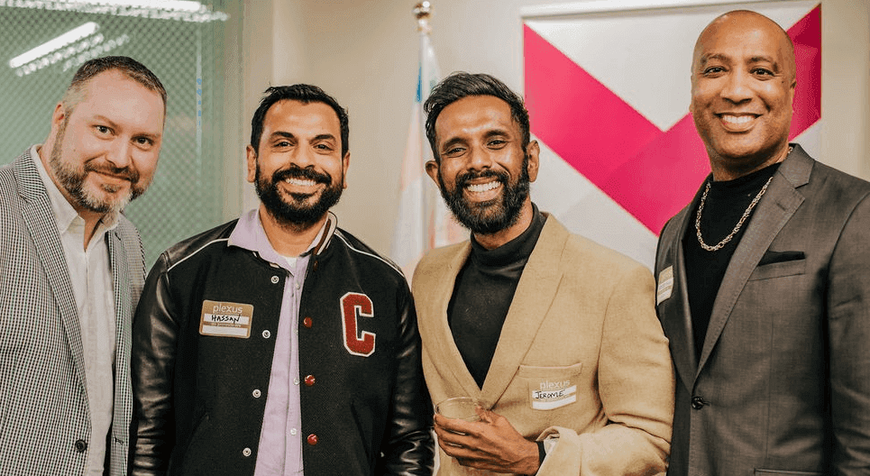 Individuals from Plexus LGBT and Chamber of Commerce.