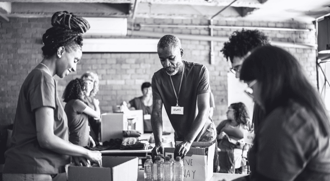 Nonprofit workers making a change in the community.