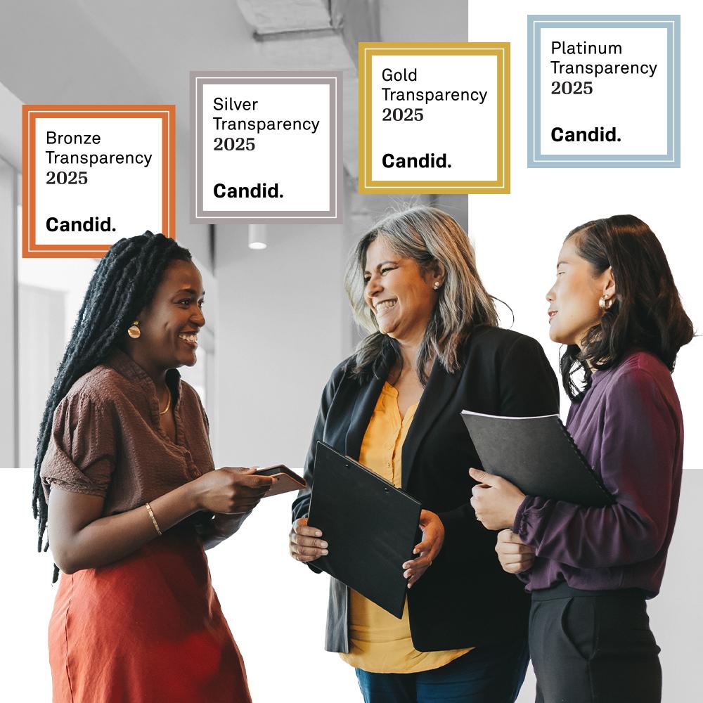 Women with the four seals of transparency.