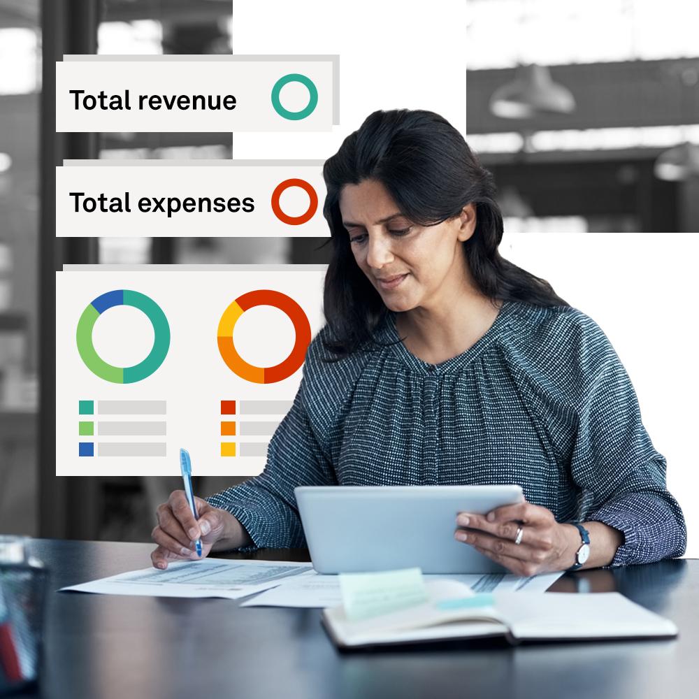 A funder looking at the total revenue and total expenses of a nonprofit.