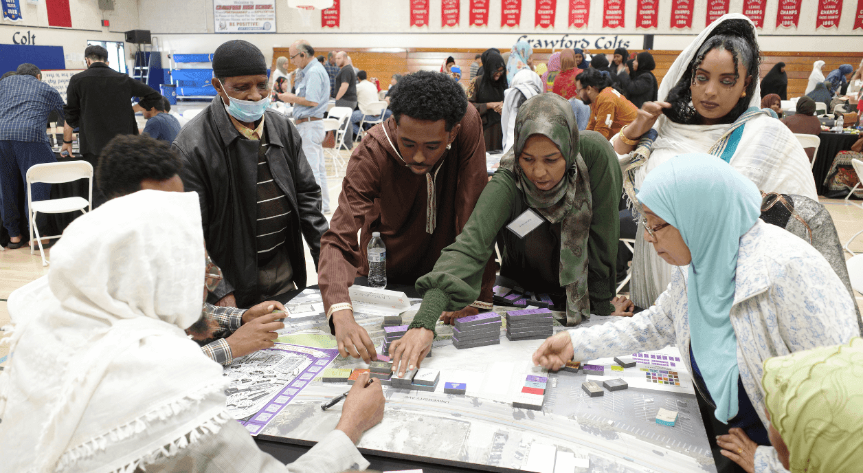 Community members work together with their local nonprofit.
