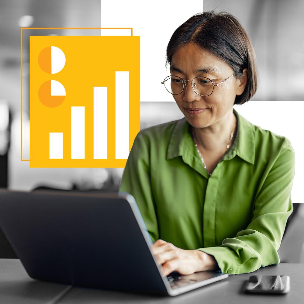 A person looking up initiatives that help the social sector.