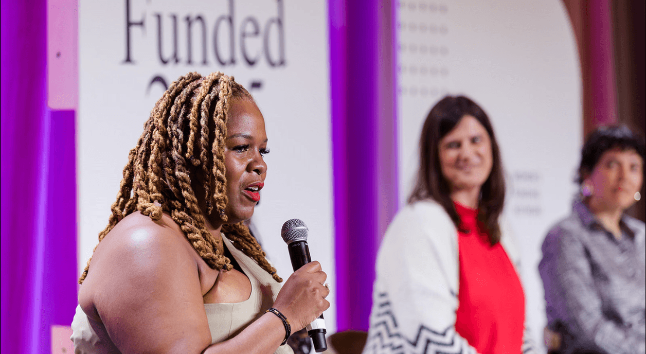 Shawnda Chapman and panelists at the Feminist Funded 2025 conference discuss co-creating the Representation and Resourcing of the Nonprofit Sector Dashboard — an intersectional tool developed by the Women’s Funding Network in partnership with Candid and member organizations.