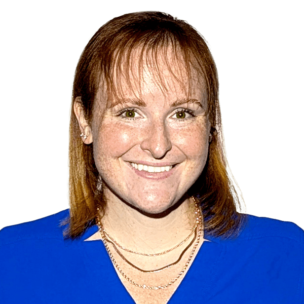 Headshot of Stephanie Wormington, lead researcher at Candid.