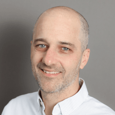 Headshot of Austin Snowbarger, director of strategy and research at the Center for Disaster Philanthropy.